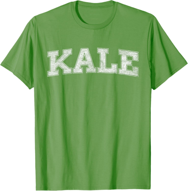KALE UNIVERSITY LEAFY GREENS ORGANIC GARDENER GO VEGAN T-Shi... - Image 2